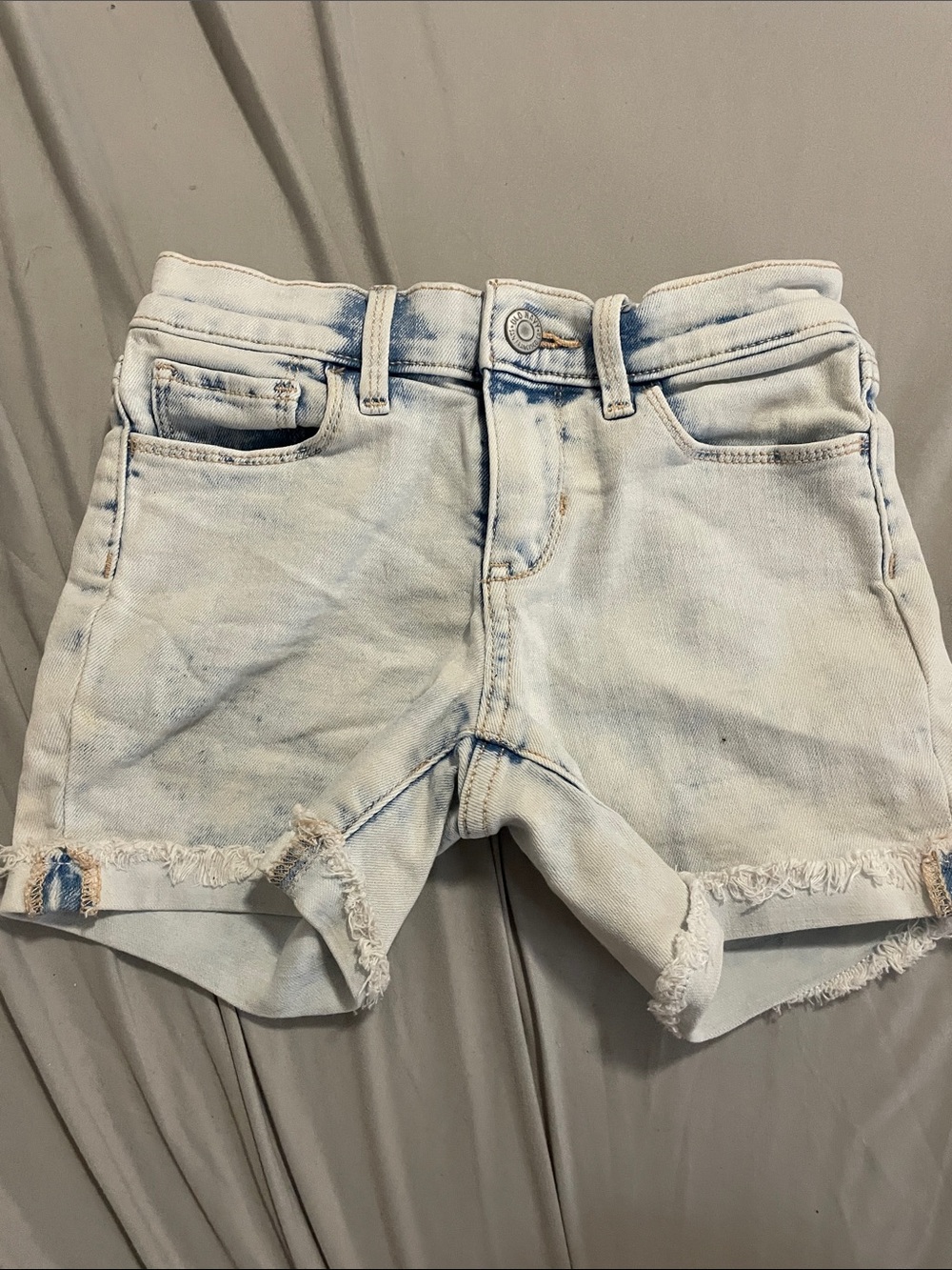 Old Navy Light Blue Distressed Denim Cutoff Shorts